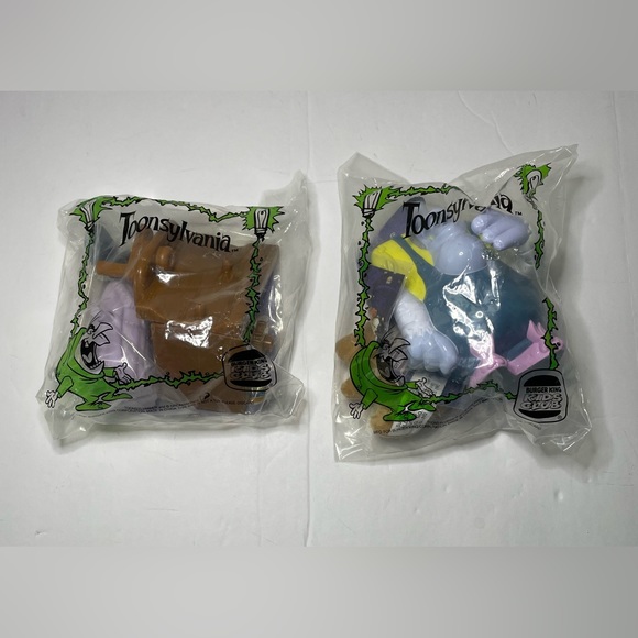 1998 Toonsylvania Burger King Kids Club, Teddy Crusher (3), Bride, Monster Maker - Picture 5 of 6